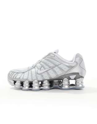 靴 NIKE SHOX TL LLIC SILVER 23 Nike Shox TL sneakers in gray and
