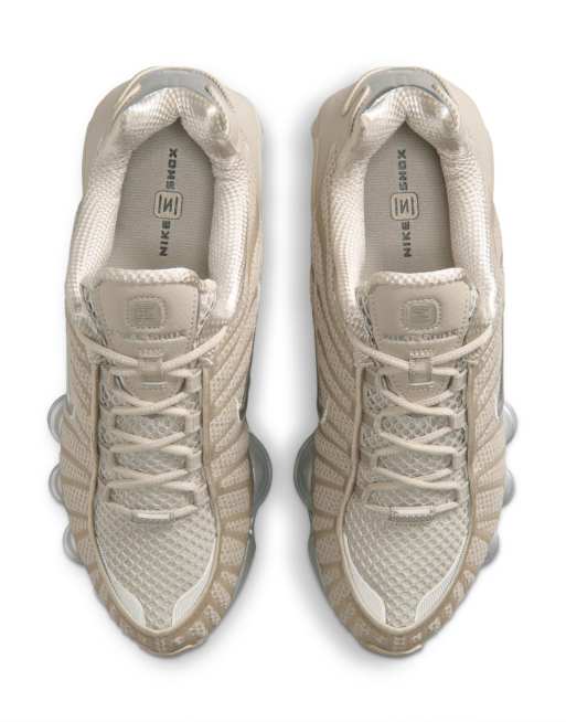 Nike Shox TL sneakers in silver and beige , 3 of 4