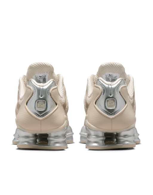 Nike Shox TL sneakers in silver and beige , 4 of 4
