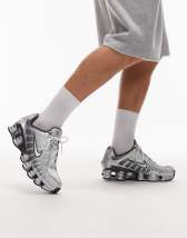 Nike Shox TL sneakers in gray and silver | ASOS