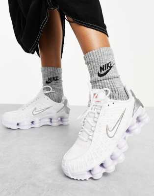 Shop Nike Shox Tl Sneakers In White