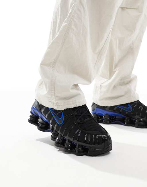 Nike Shox TL Sneakers nere e blu racer ASOS