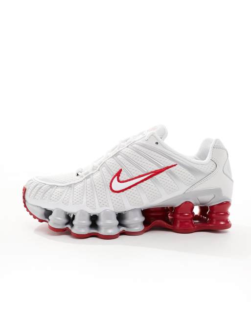 Nike shox bianche e rosse new arrivals