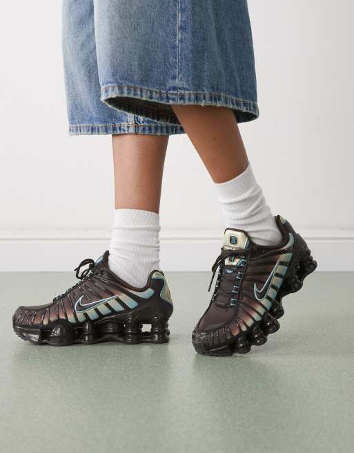 Nike - Shox TL - Sorte og blå sneakers