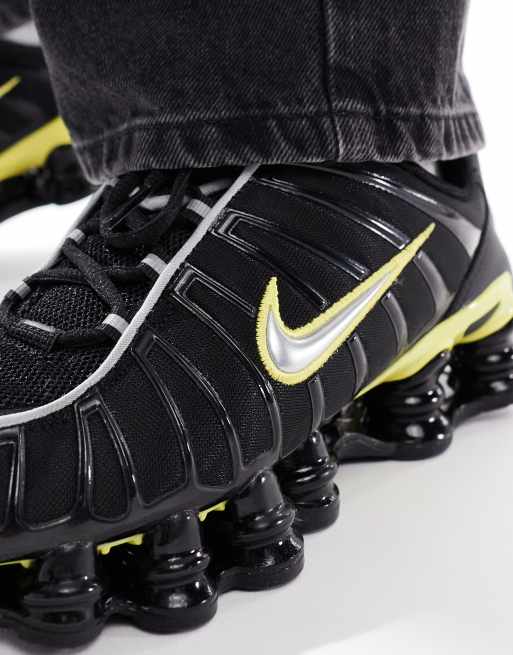 Nike – Shox TL – Svartgula sneakers, 2 av 5