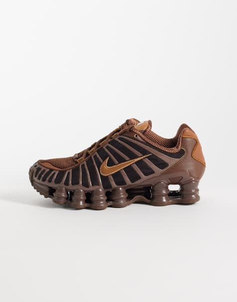 Nike Shox TL trainer in cacao wow brown - view 1