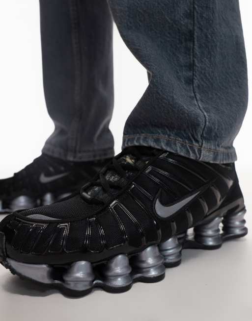 Nike Shox TL trainers in black and real tree camo | ASOS