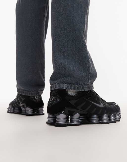 Nike Shox TL trainers in black and real tree camo | ASOS