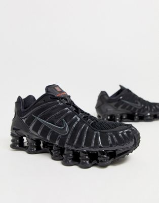 Nike Shox TL trainers in black AV3595 