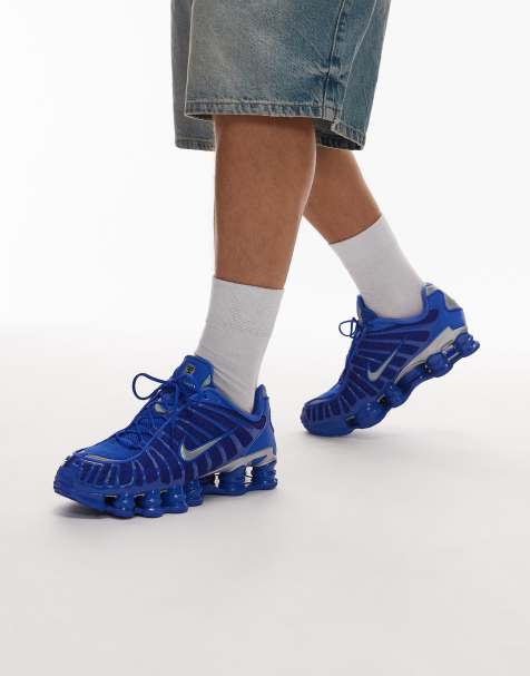 Nike Shox TL trainers in blue - view 1