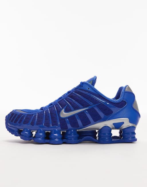 Nike Shox TL trainers in blue, 2 of 5
