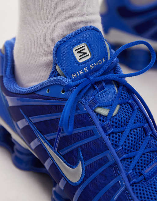 Nike Shox TL trainers in blue, 3 of 5