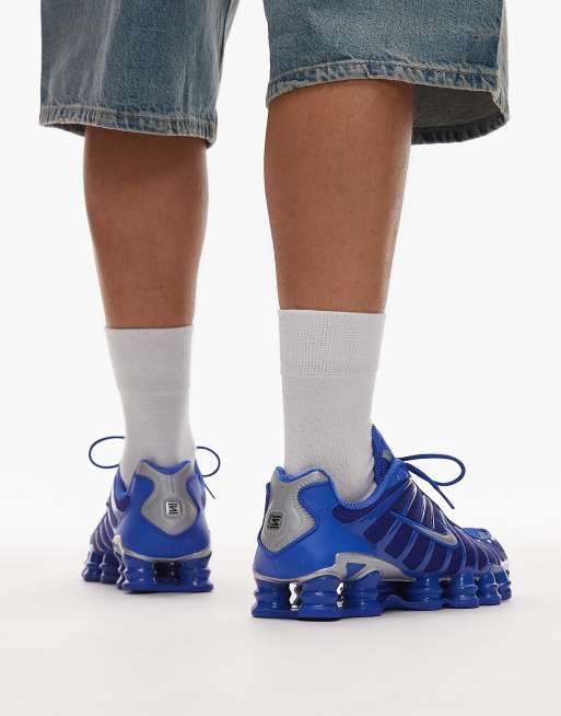 Nike Shox TL trainers in blue, 4 of 5
