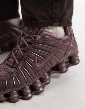 Nike Shox TL trainers in brown