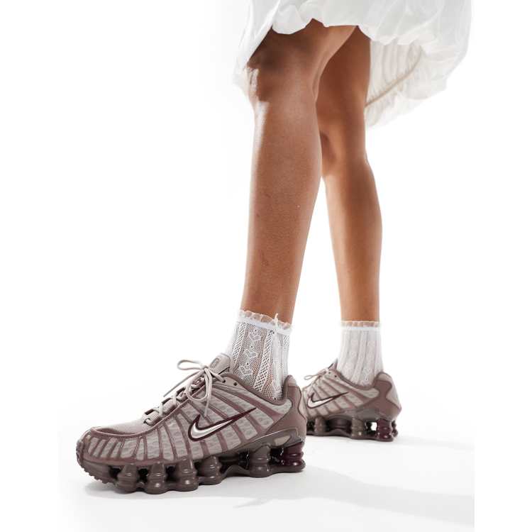 Nike Shox TL Trainers in dark purple ASOS
