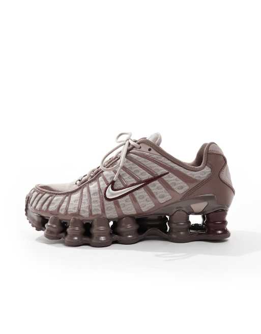 Nike Shox TL Trainers in dark purple 