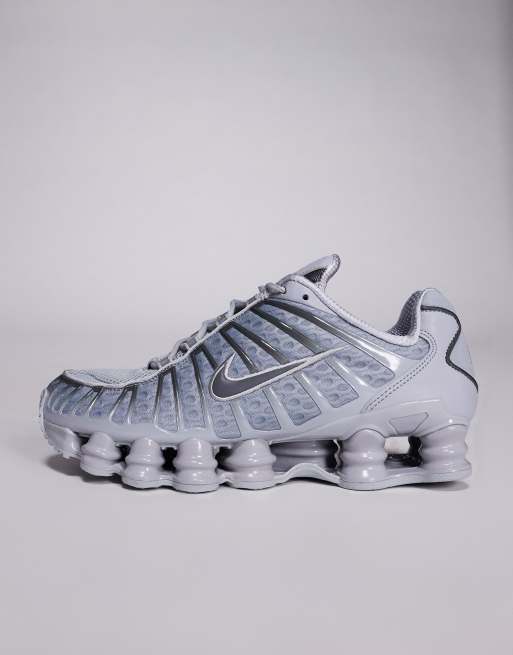 Nike Shox TL trainers in grey and silver | ASOS
