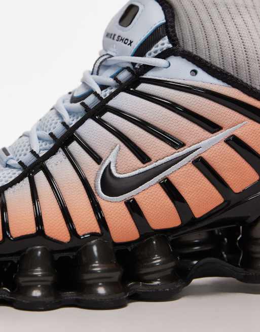 Nike Shox TL trainers in orange and black | ASOS