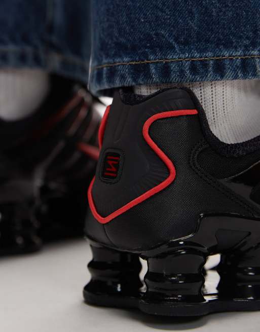 Nike Shox TL trainers in red and black, 3 of 5
