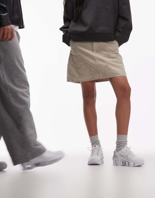Nike Shox TL trainers in white, 3 of 5