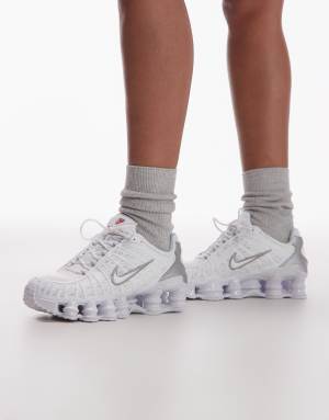 Nike Shox TL trainers in white