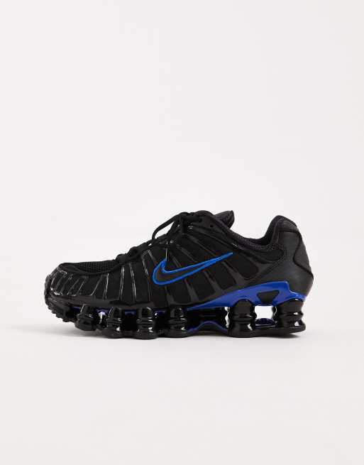 Nike - Shox TL - Uniseks sneakers in zwart en blauw, 2 van 5