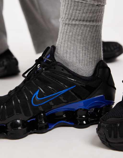 Nike - Shox TL - Uniseks sneakers in zwart en blauw, 5 van 5