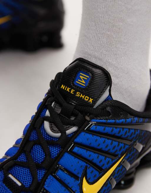 Nike Shox TL unisex trainers in blue, 4 of 5