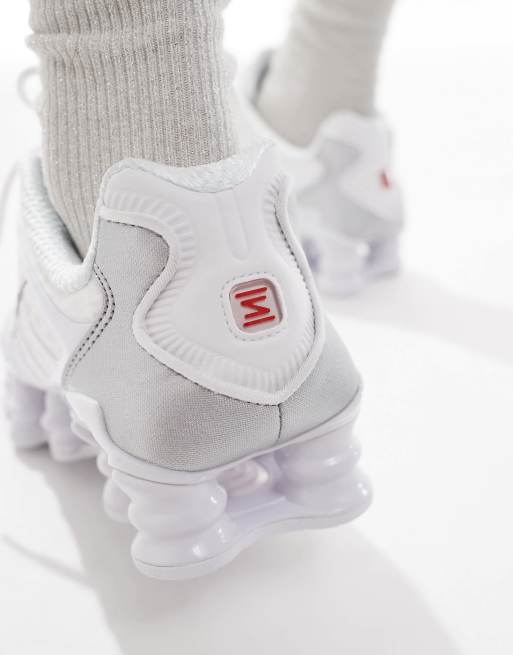 Nike Shox TL unisex trainers in white ASOS