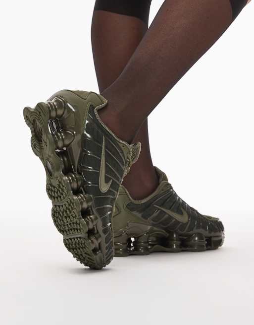 Nike – Shox TL – Zielone buty sportowe, 3 z 5