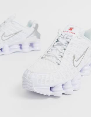 nike shox blanche