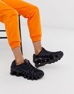 Nike - Shox Total - Sneakers in zwart-Wit
