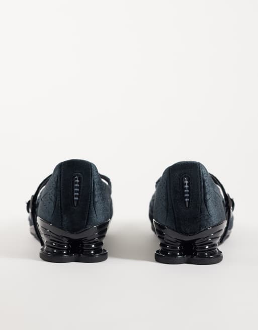 Nike Shox Z Calistra Velvet sneakers in black, 4 of 5