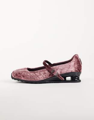 Nike Shox Z Calistra Velvet Sneakers In Multi