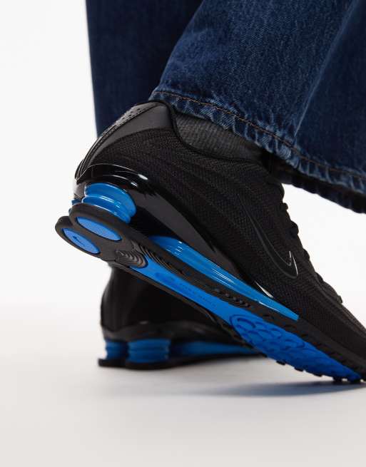 Nike – Shox Z – Sneaker in Schwarz und Dunkelblau, 3 von 5