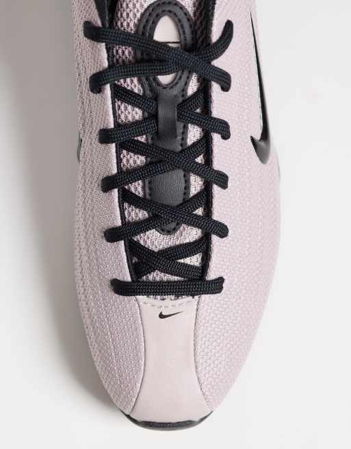 Nike Shox Z sneakers in black and metallic silver, 4 of 5