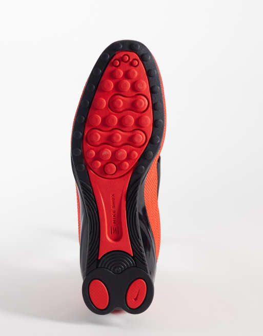 Nike Shox Z sneakers in black and red | ASOS