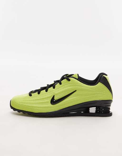 Nike Shox Z sneakers in cyber green | ASOS