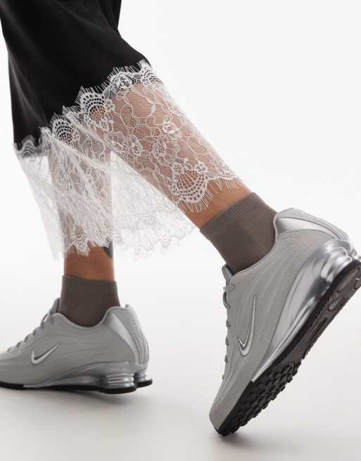 Nike Shox Z sneakers in silver | ASOS