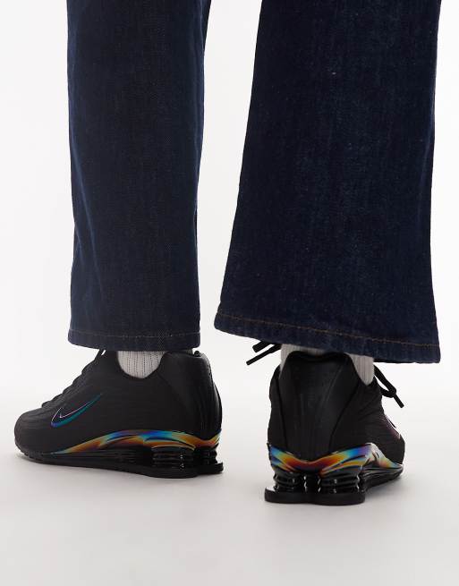 Nike - Shox Z - Sneakers in zwart en iriserend, 3 van 5