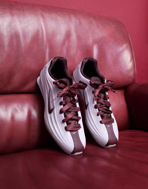 Nike - Shox Z - Sneakers rosa e marroni con lacci a nastro - view 1