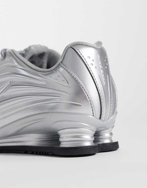 Nike – Shox Z – Srebrne metaliczne buty sportowe , 2 z 5