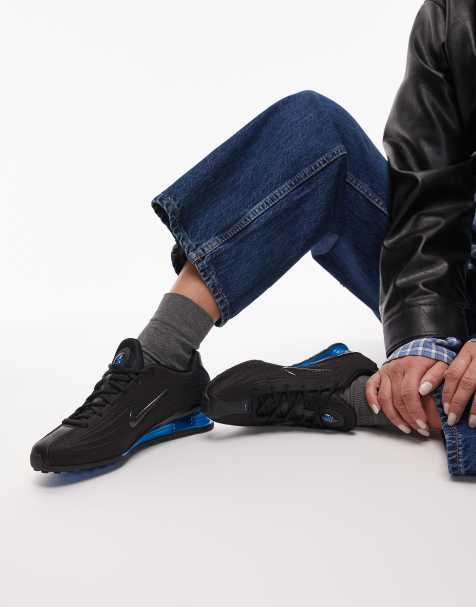 Nike Shox Z trainers in black and dark blue - view 1
