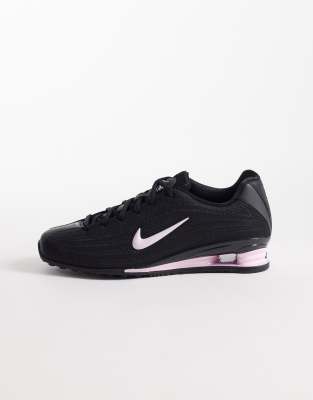 Nike Shox Z trainers in black and pink foam