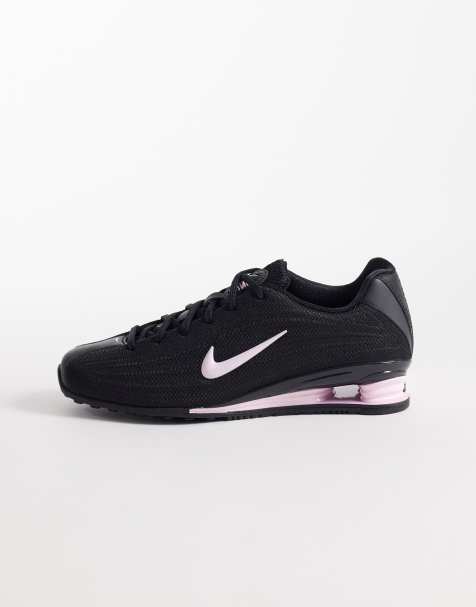 Nike Shox Z trainers in black and pink - view 1