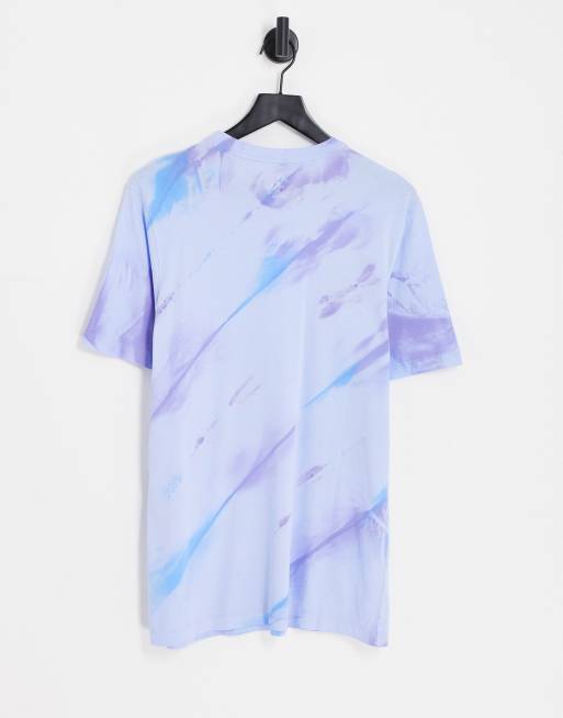 Purple tie dye store nike shirt