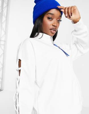 nike cropped track jacket