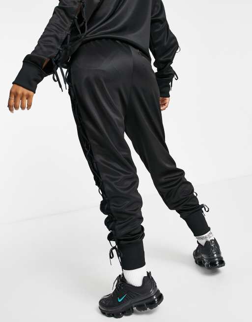 NIKE Solid Women Black Track Pants