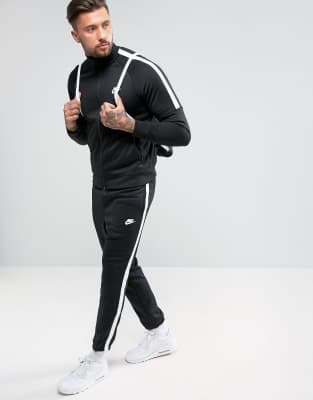 nike tribute tracksuit black