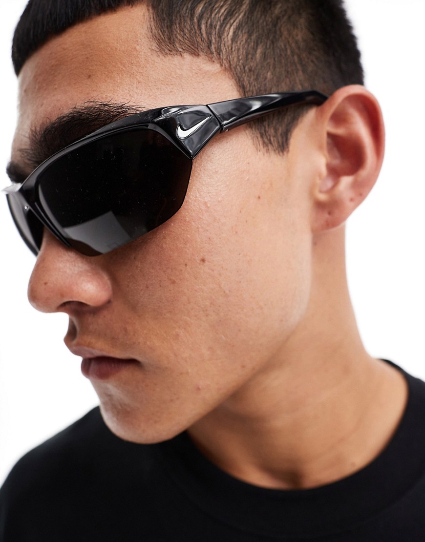 Nike Skylon Ace training sunglasses in black with grey lenses